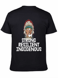 Strong Indigenous Graphic T-Shirt
