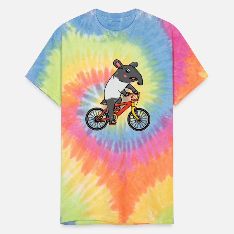 Tapir Riding Bicycle Gift Kids Bike Cute Tapir