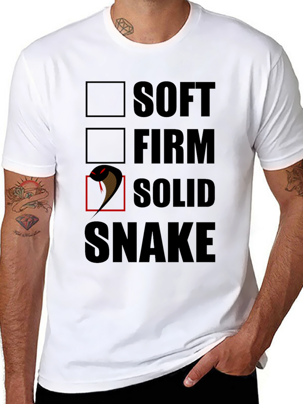 Solid Snake T-Shirt: Choose Your Style!