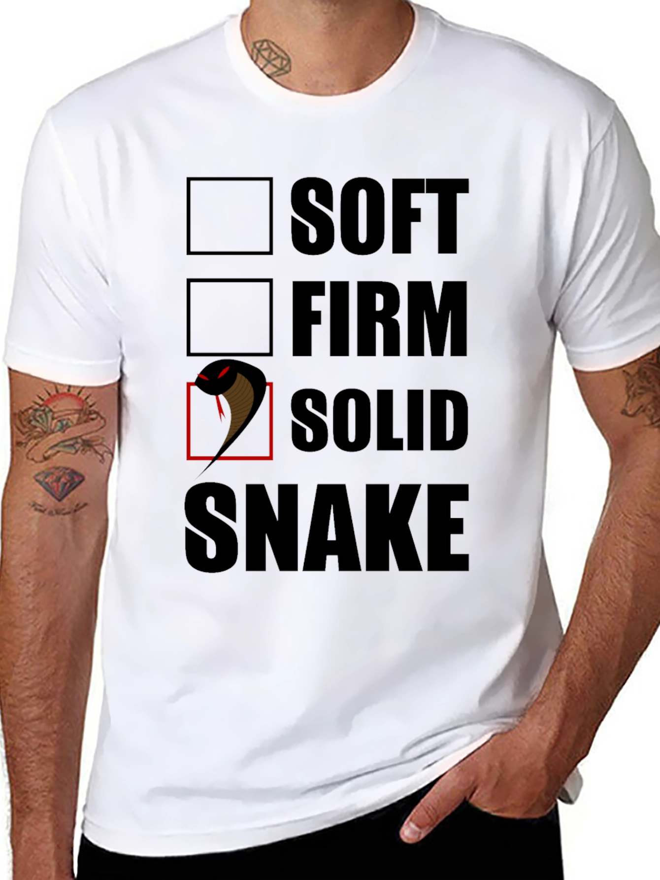 Solid Snake T-Shirt: Choose Your Style!