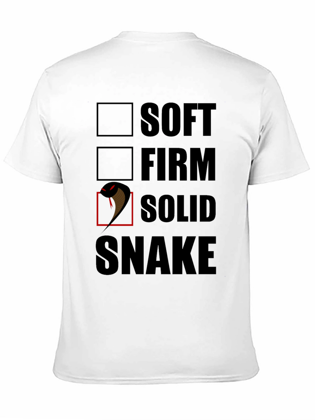 Solid Snake T-Shirt: Choose Your Style!