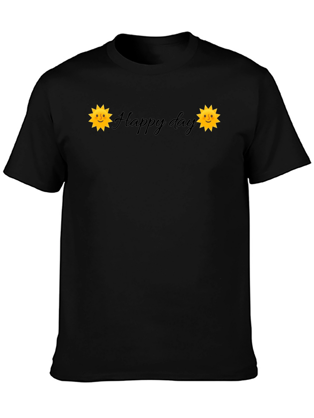 Happy Day Graphic Print T-Shirt