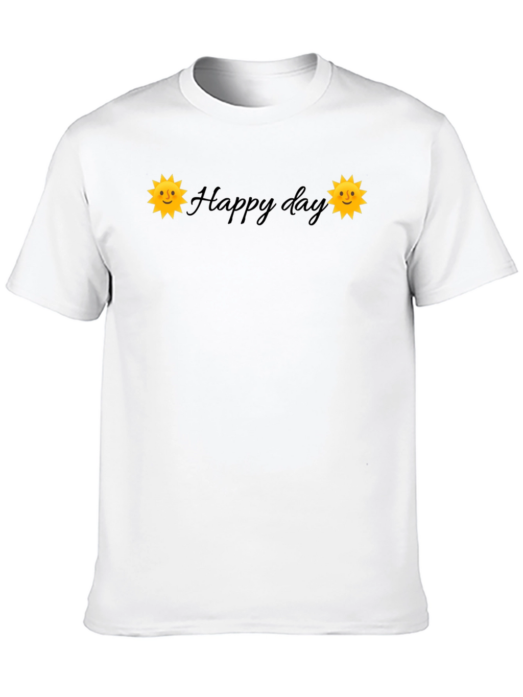 Happy Day Graphic Print T-Shirt
