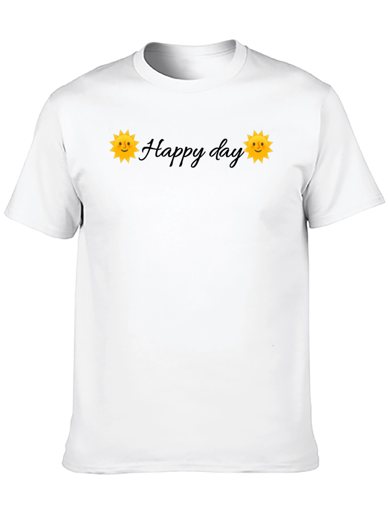 Happy Day Graphic Print T-Shirt