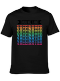 Hug Me I Am Vaccinated Rainbow T-Shirt