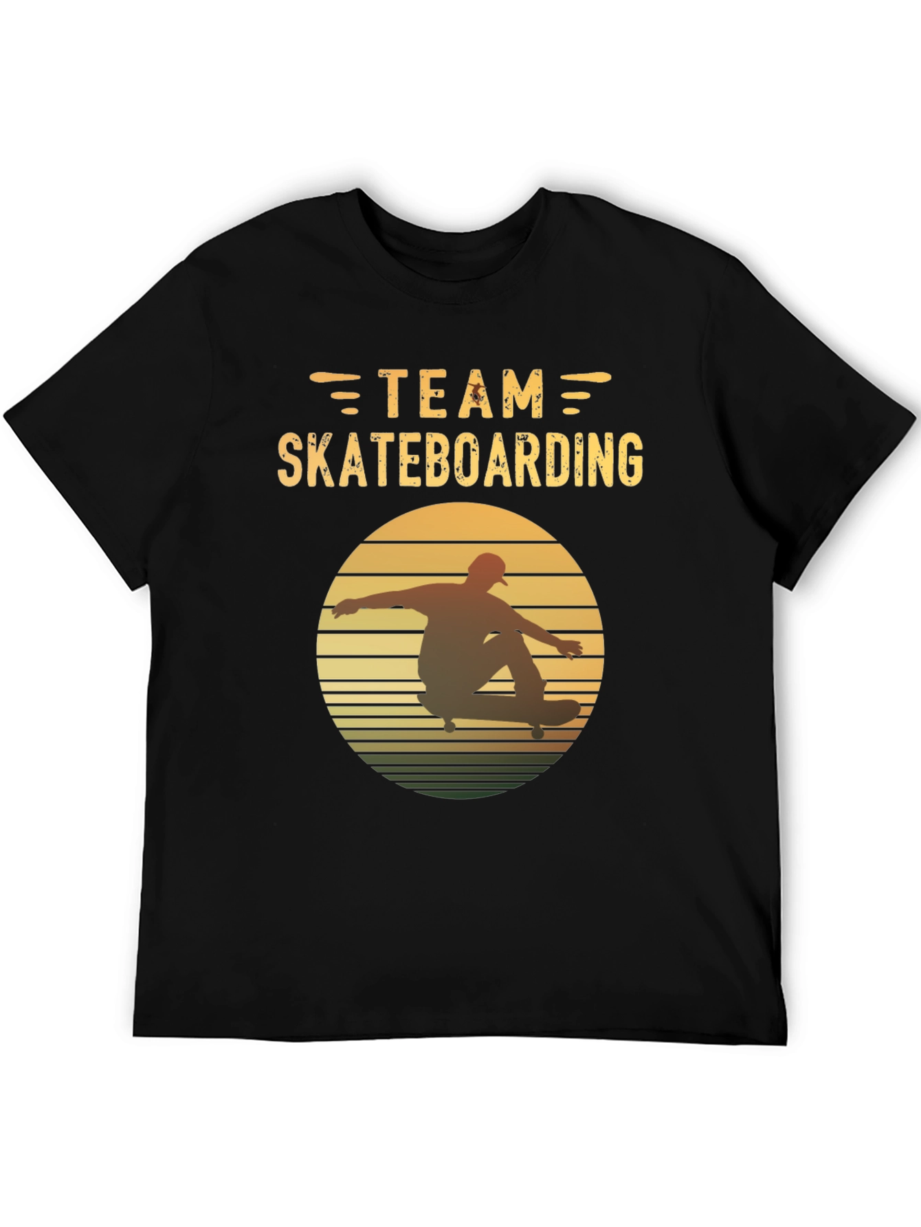 Team Skateboarding Graphic Tee - Vintage Style