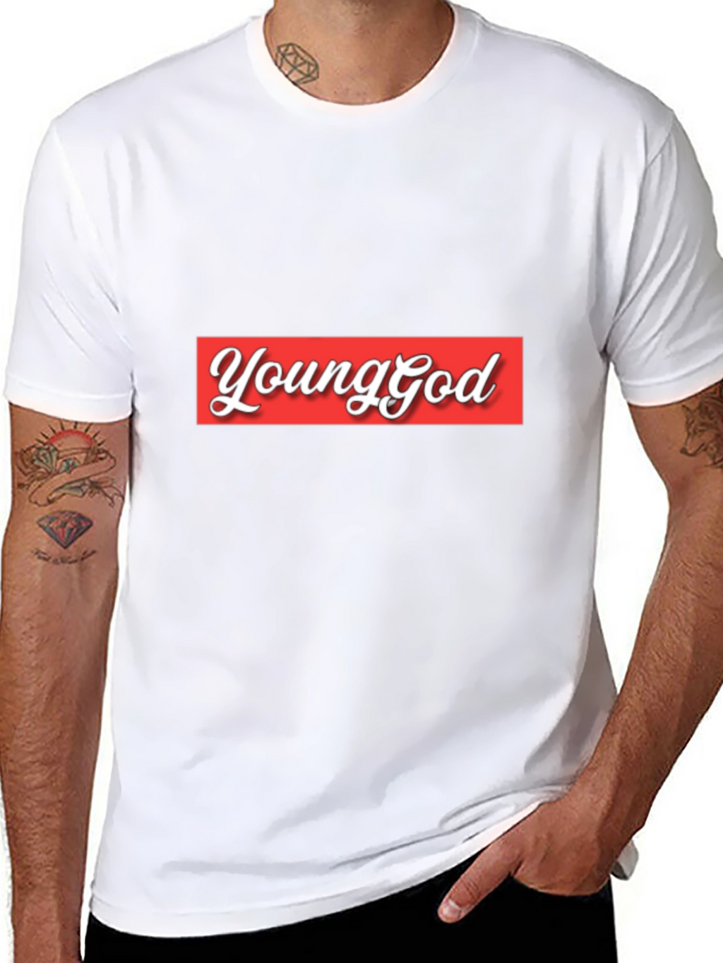 Young God Graphic T-Shirt - Trendy Streetwear