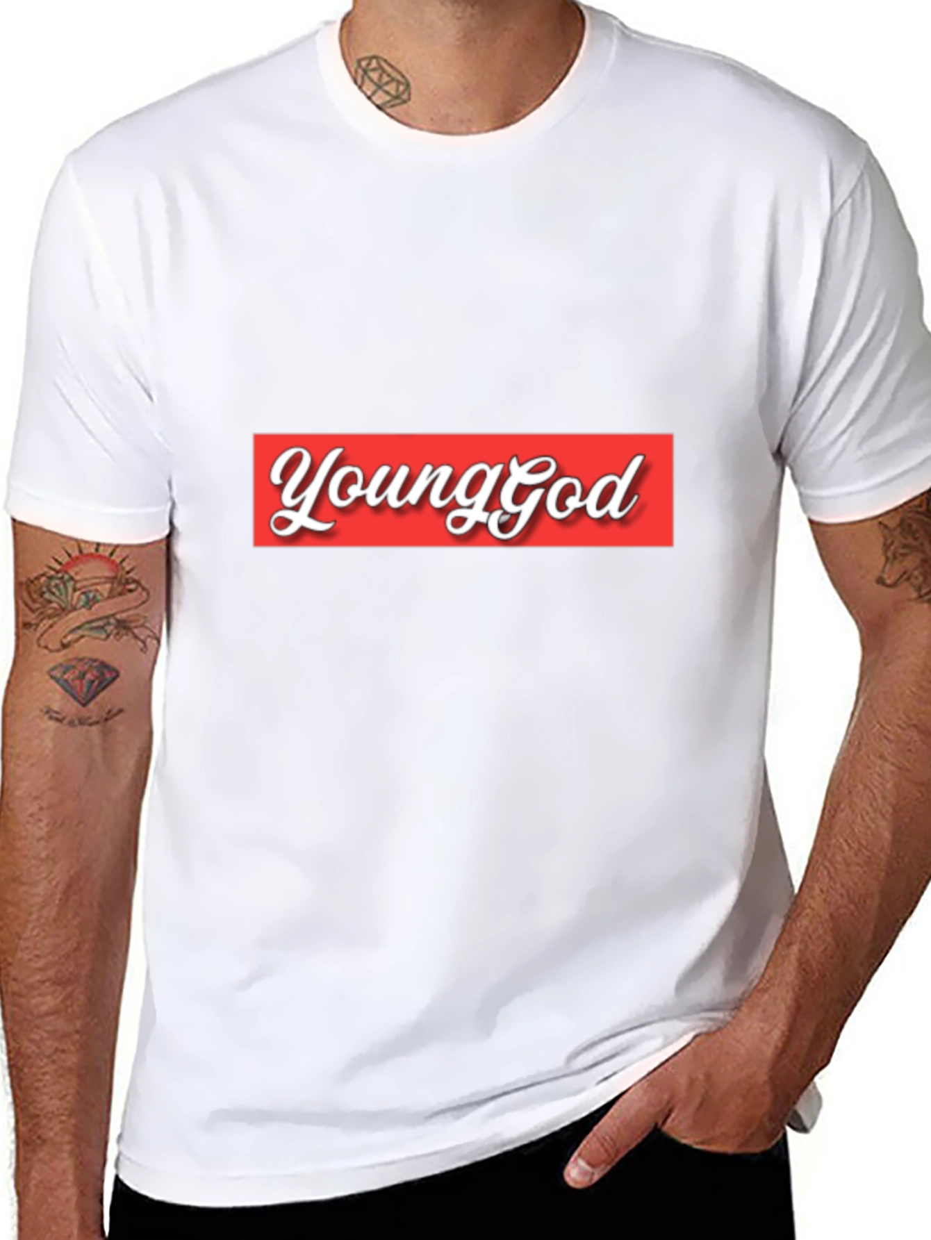 Young God Graphic T-Shirt - Trendy Streetwear