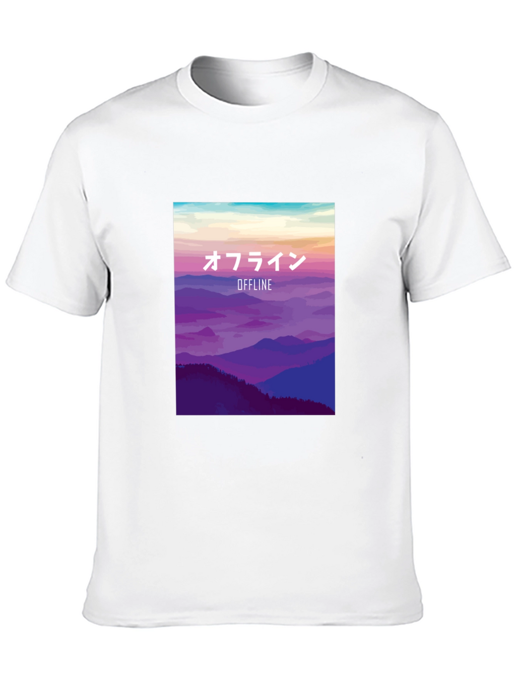 Offline Mountainscape Graphic Tee
