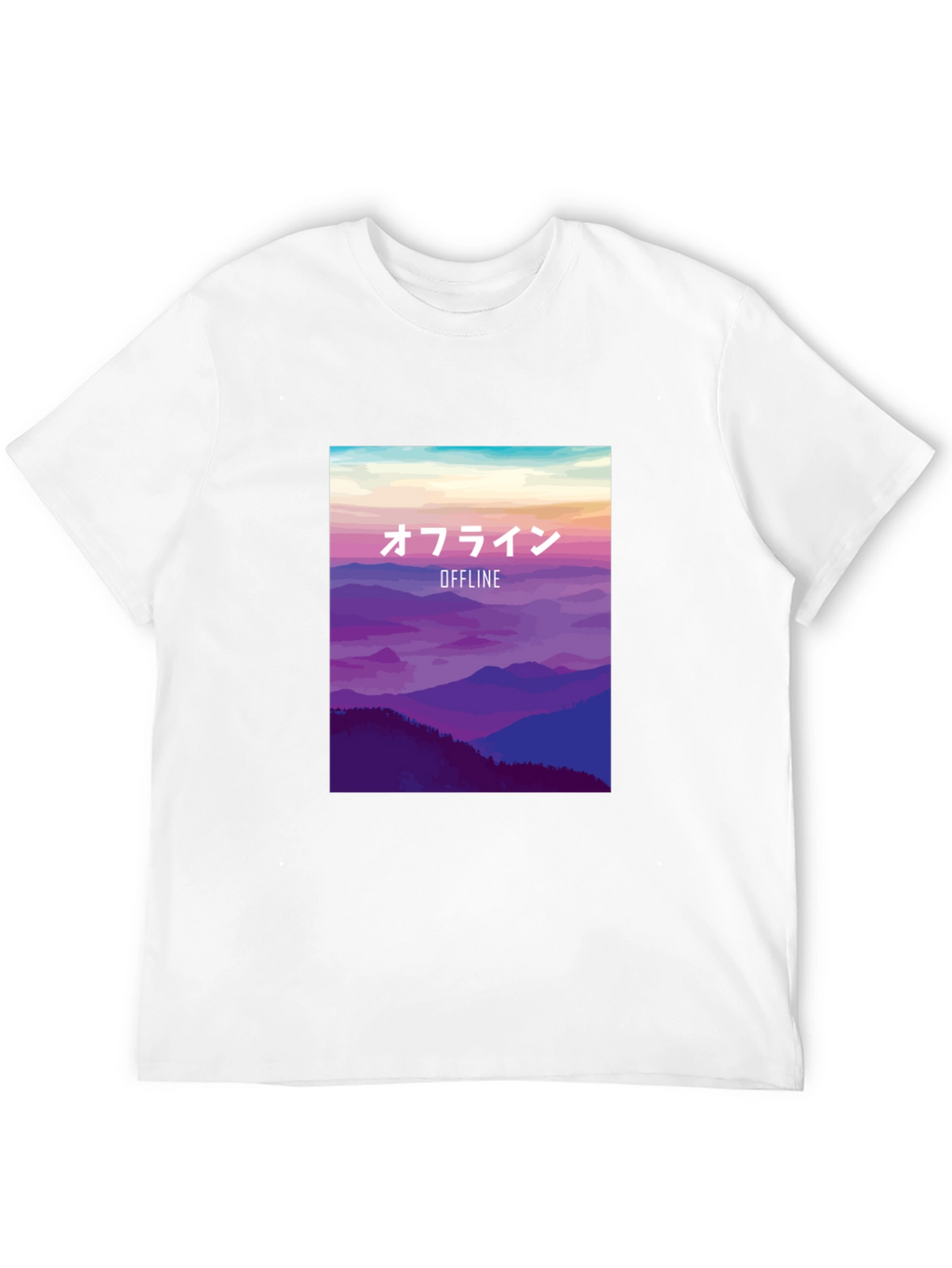 Offline Mountainscape Graphic Tee