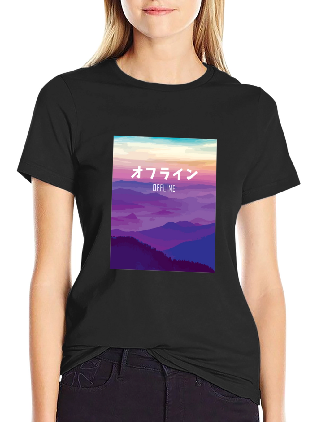 Offline Mountainscape Graphic Tee