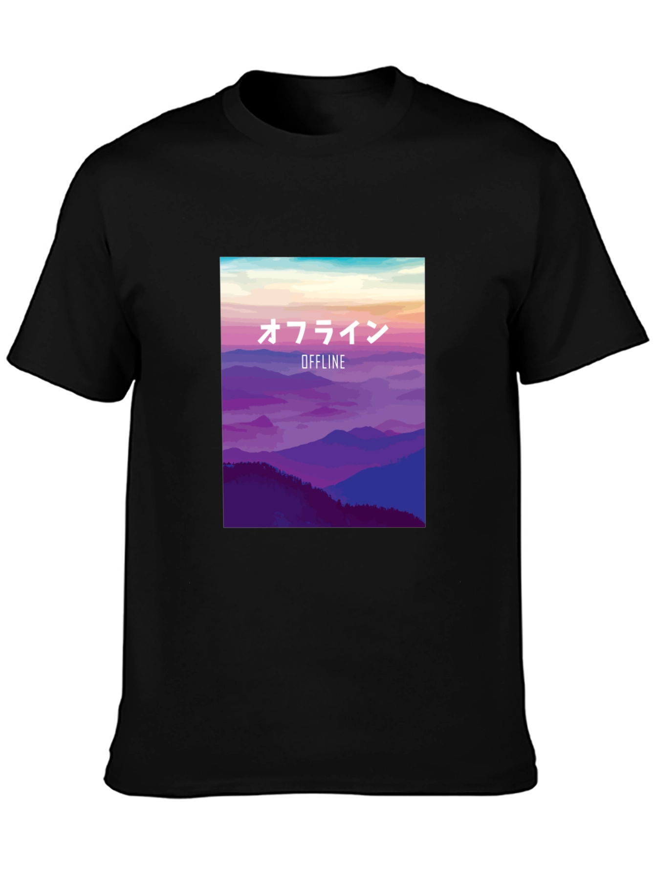 Offline Mountainscape Graphic Tee