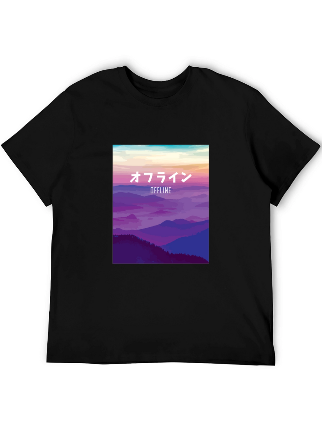 Offline Mountainscape Graphic Tee