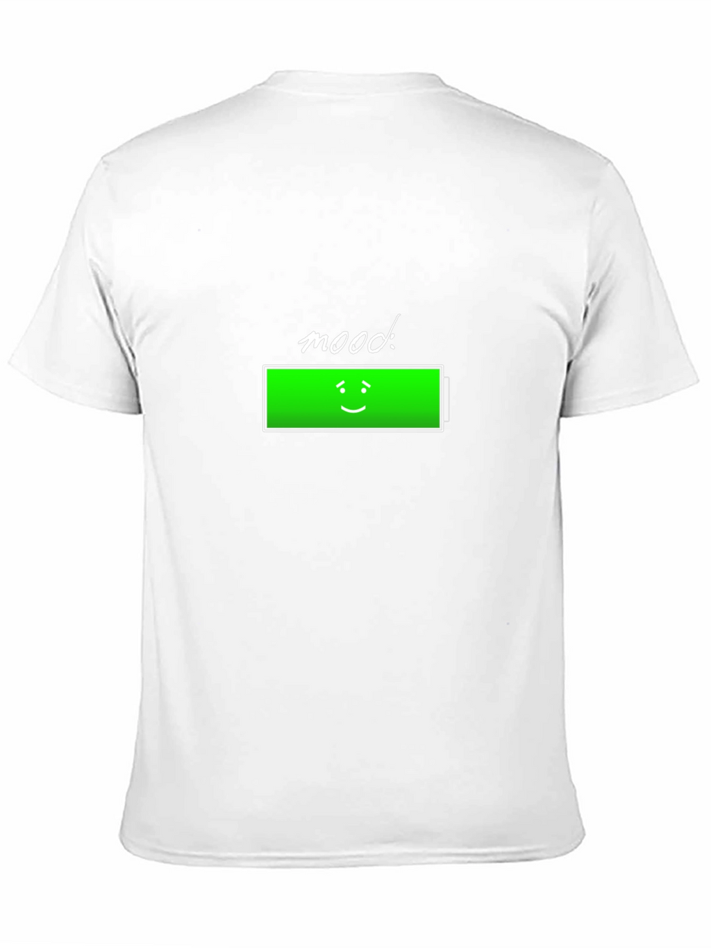 Mood Full Battery Graphic T-Shirt - Black Casual Wear