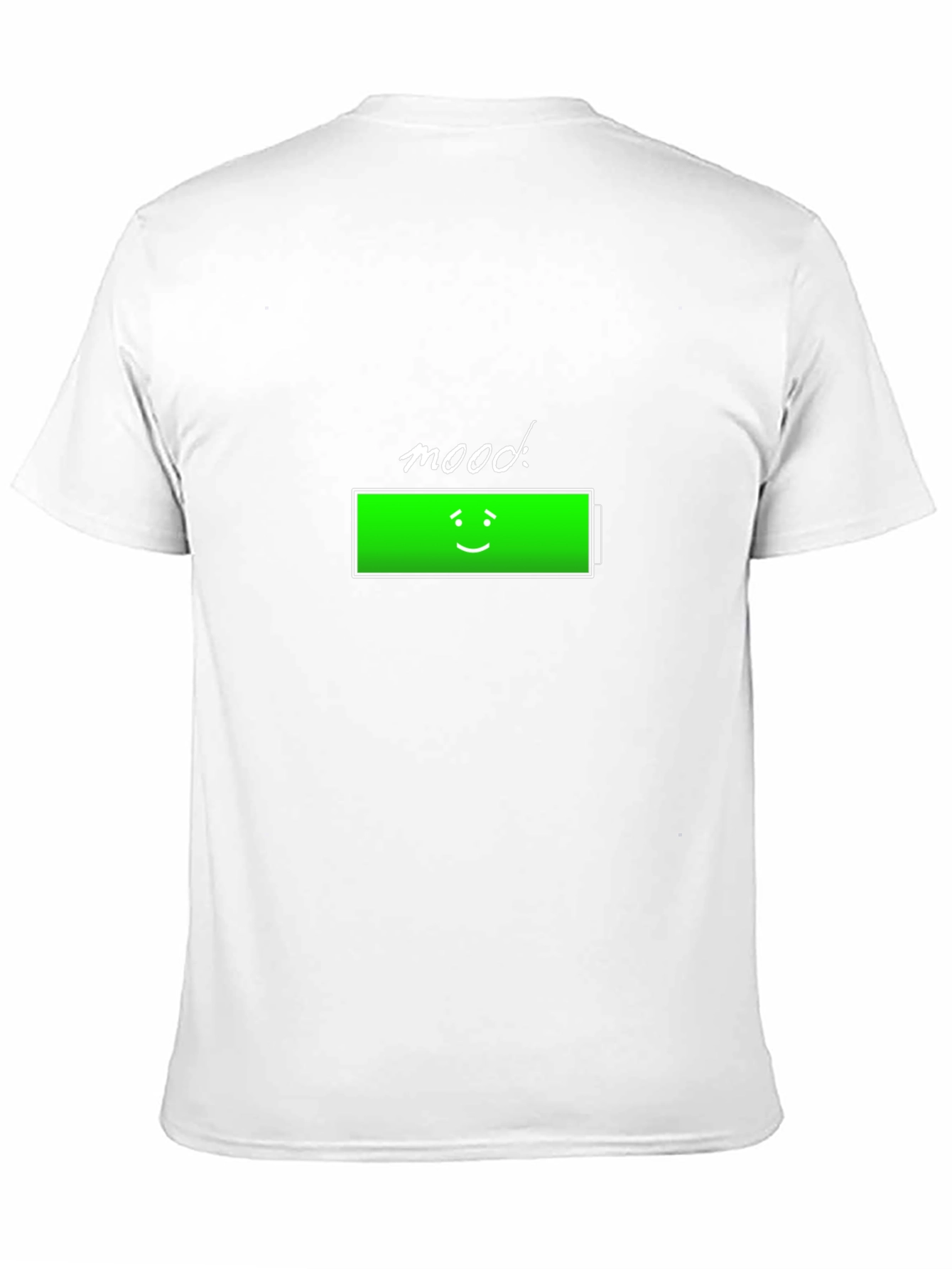 Mood Full Battery Graphic T-Shirt - Black Casual Wear
