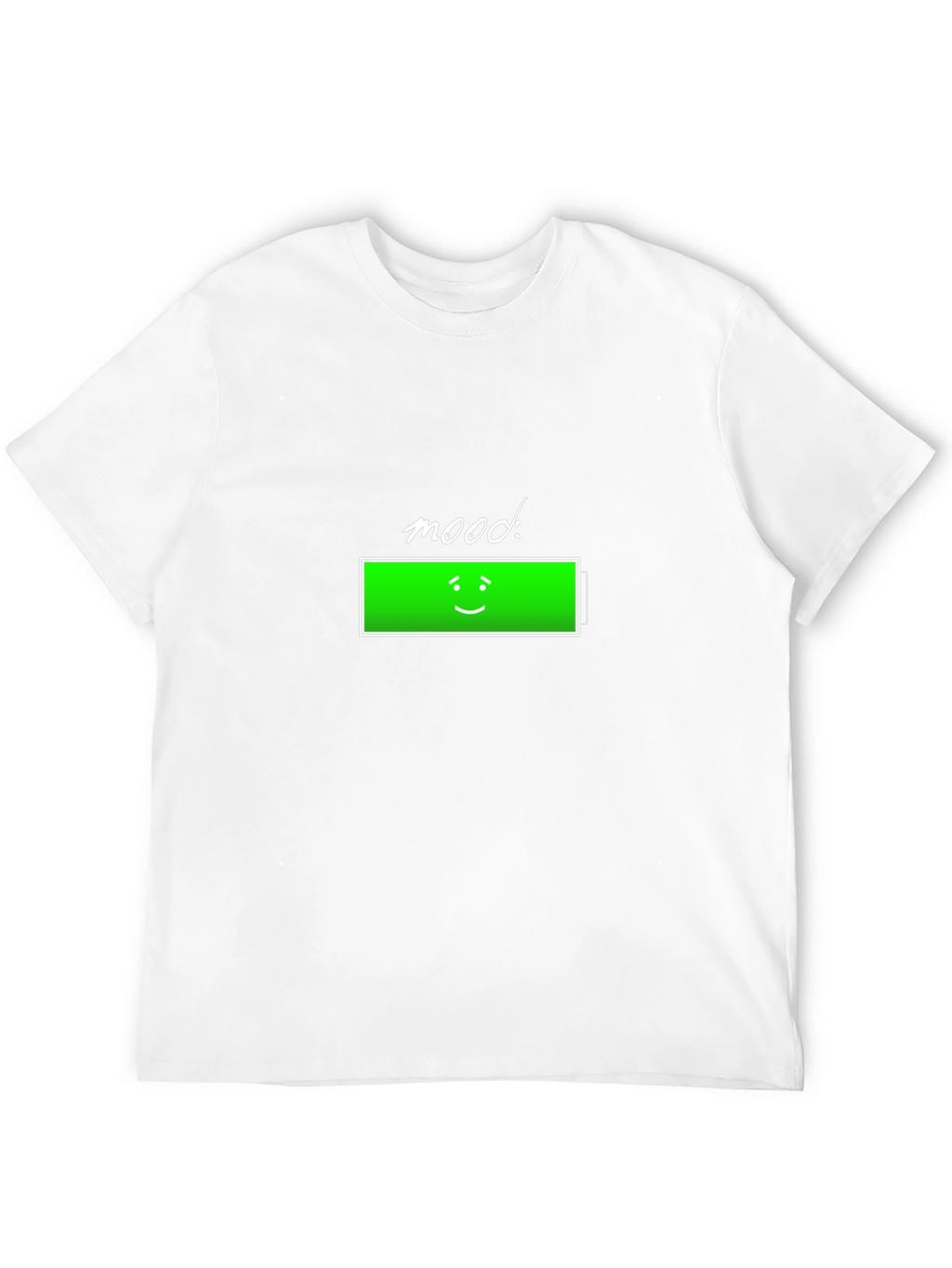 Mood Full Battery Graphic T-Shirt - Black Casual Wear