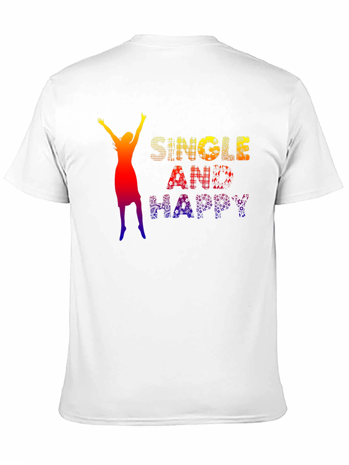 Single and Happy Graphic Tee