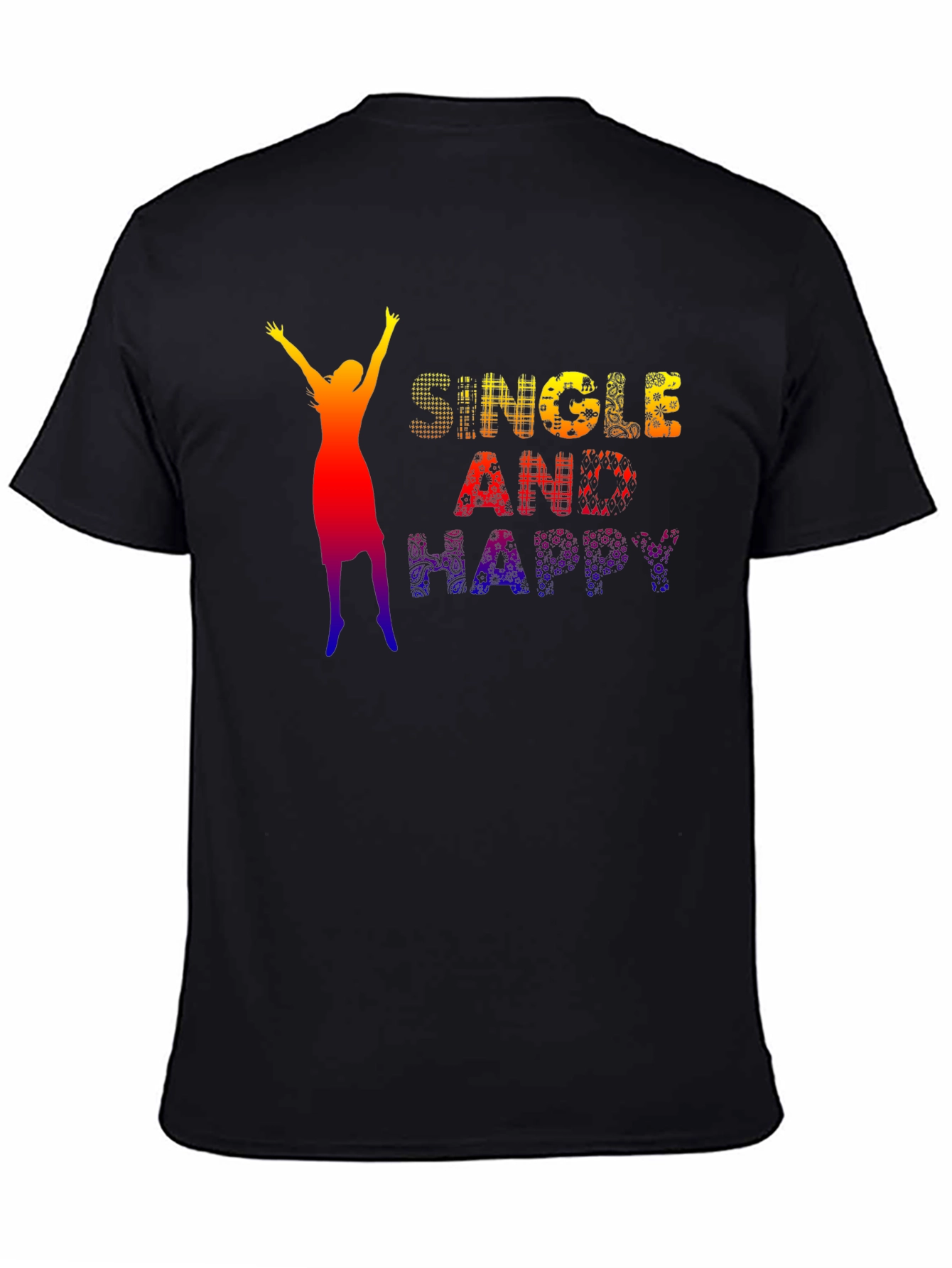 Single and Happy Graphic Tee
