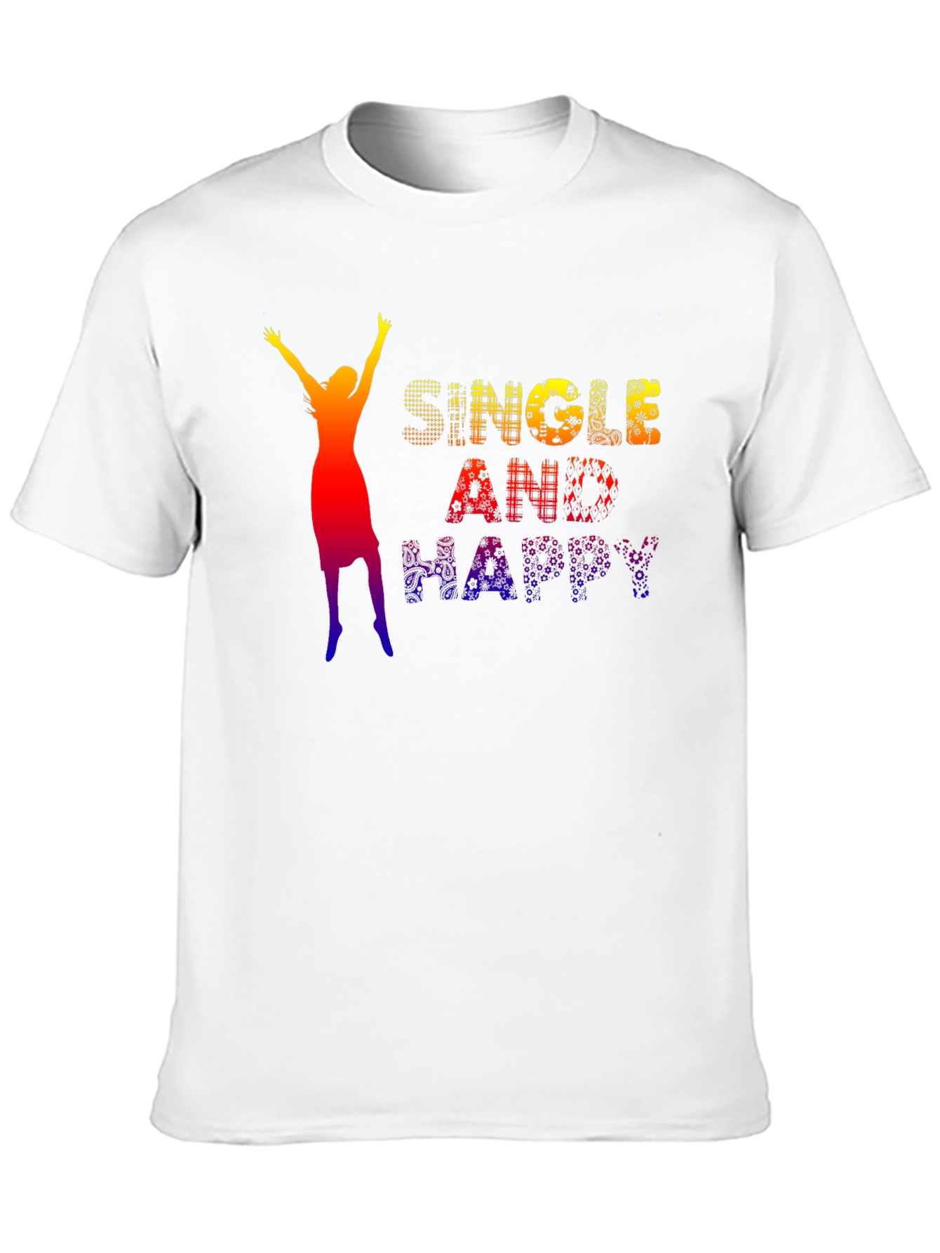 Single and Happy Graphic Tee