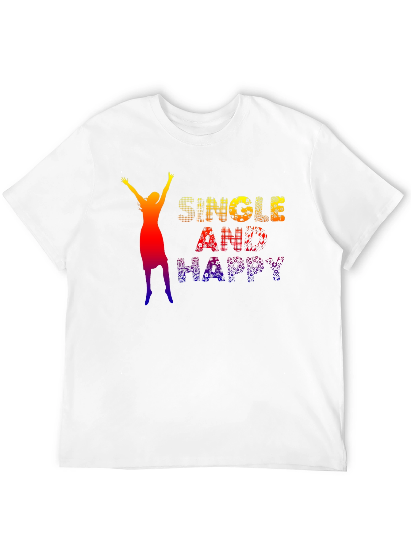 Single and Happy Graphic Tee