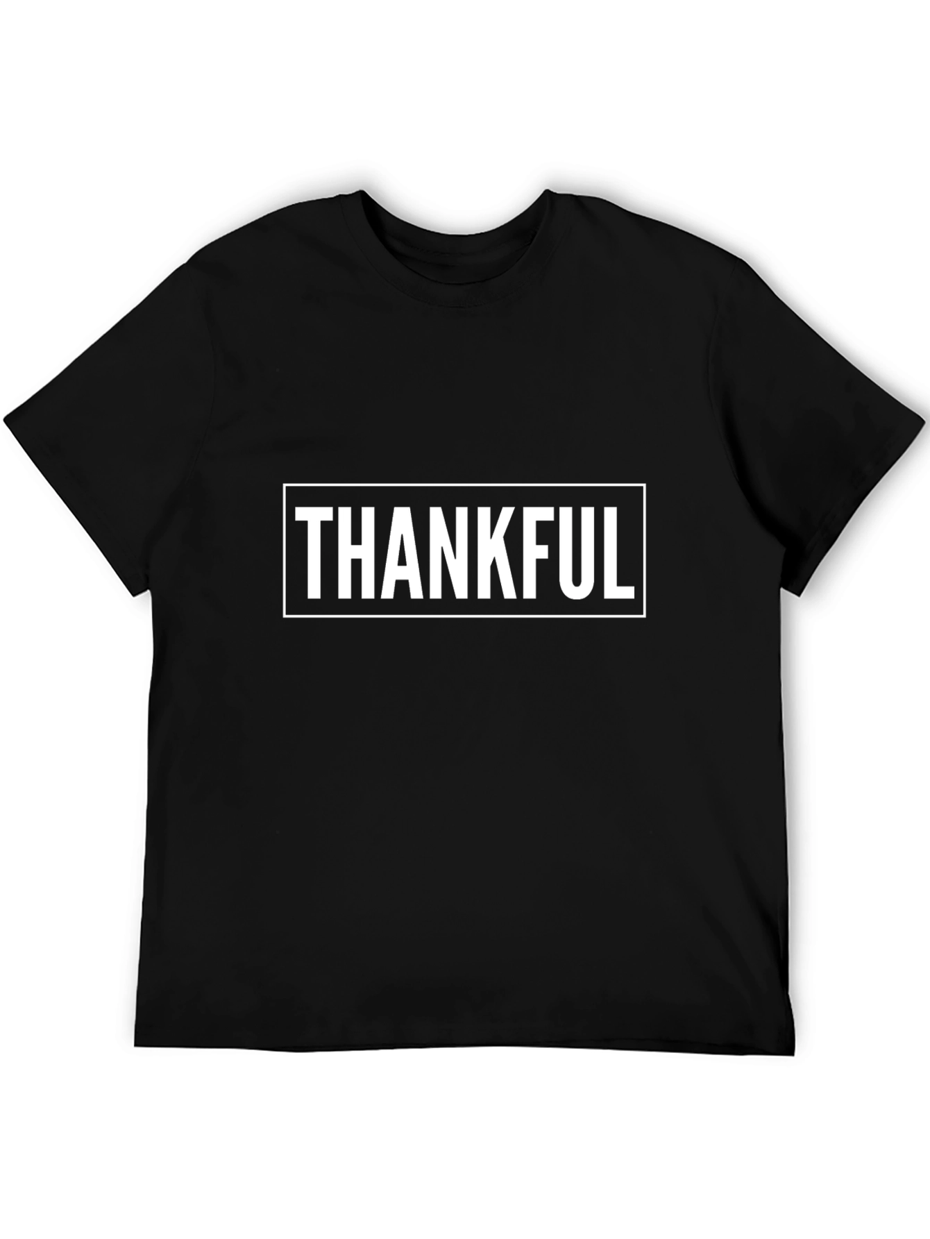 Thankful Graphic Tee - Casual Comfort Fit