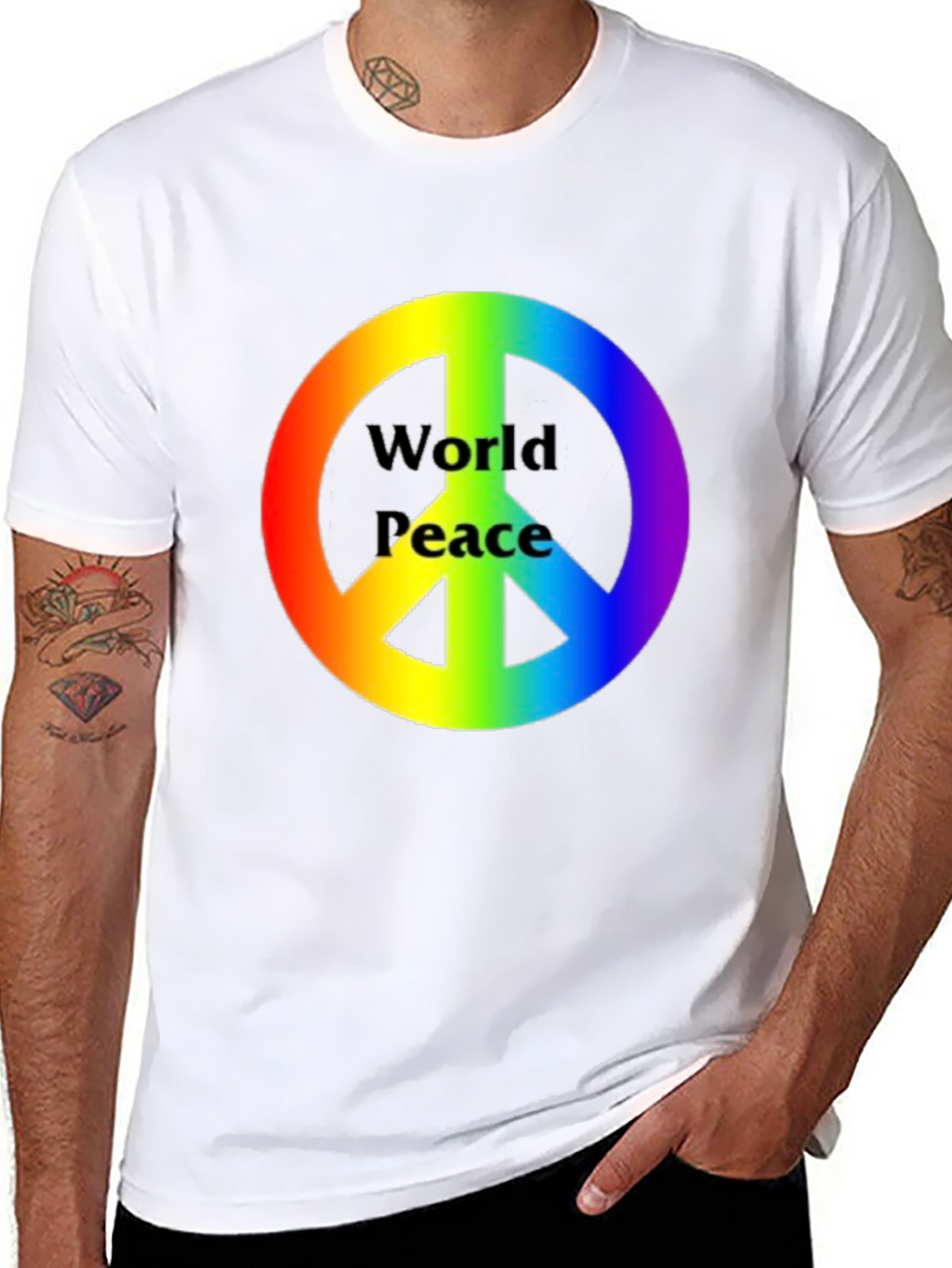 Rainbow World Peace T-Shirt