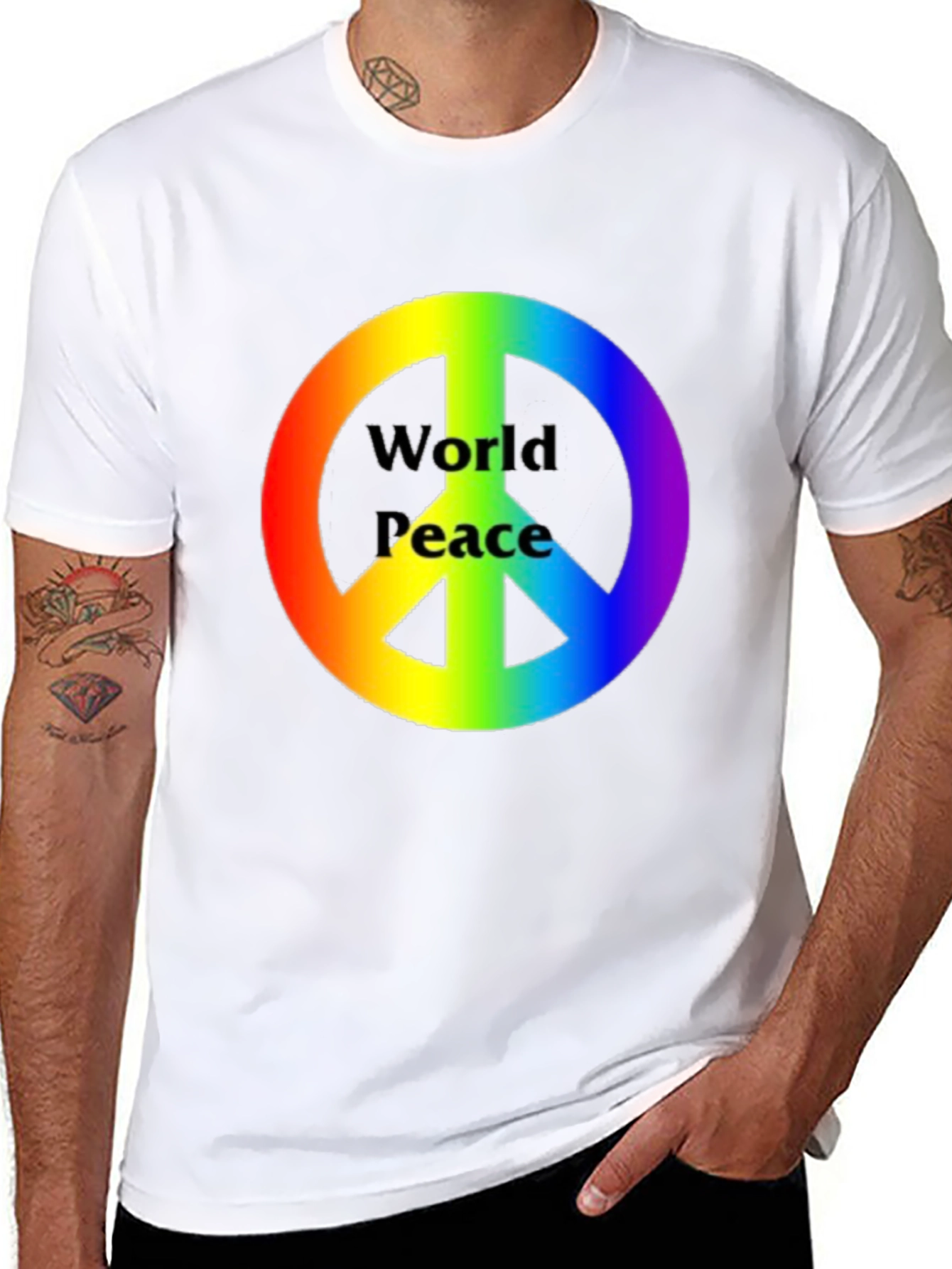 Rainbow World Peace T-Shirt