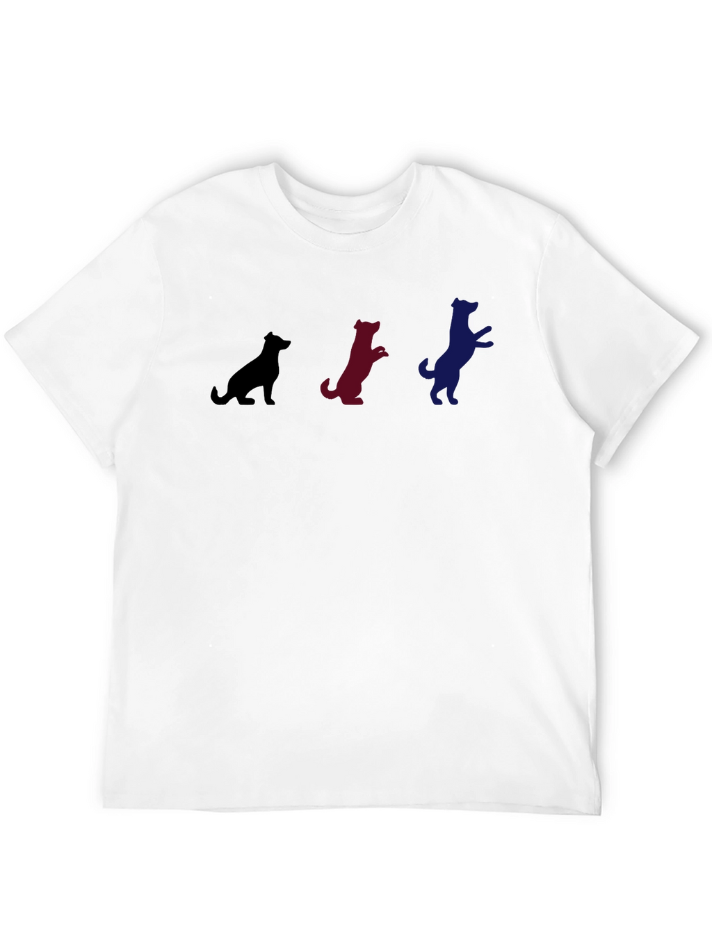 Dog Evolution T-Shirt - Black Cotton Blend