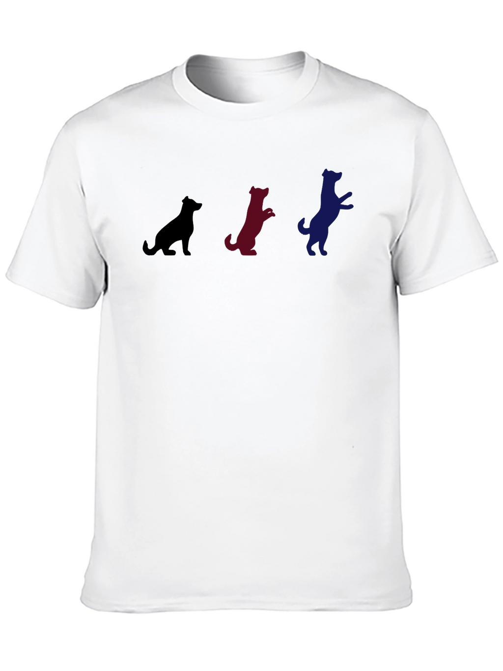 Dog Evolution T-Shirt - Black Cotton Blend