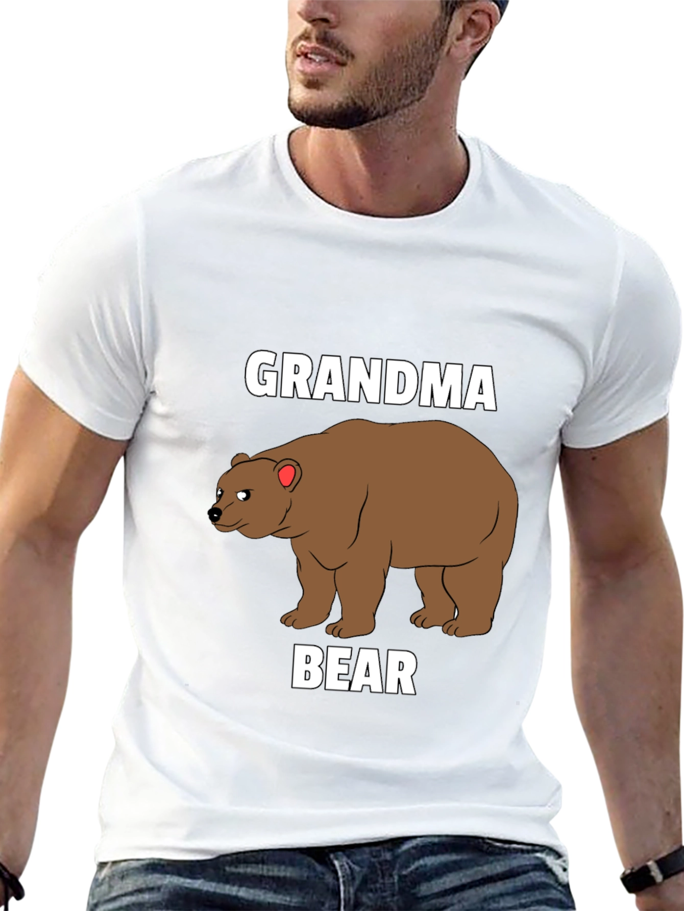 Grandma Bear Graphic T-Shirt