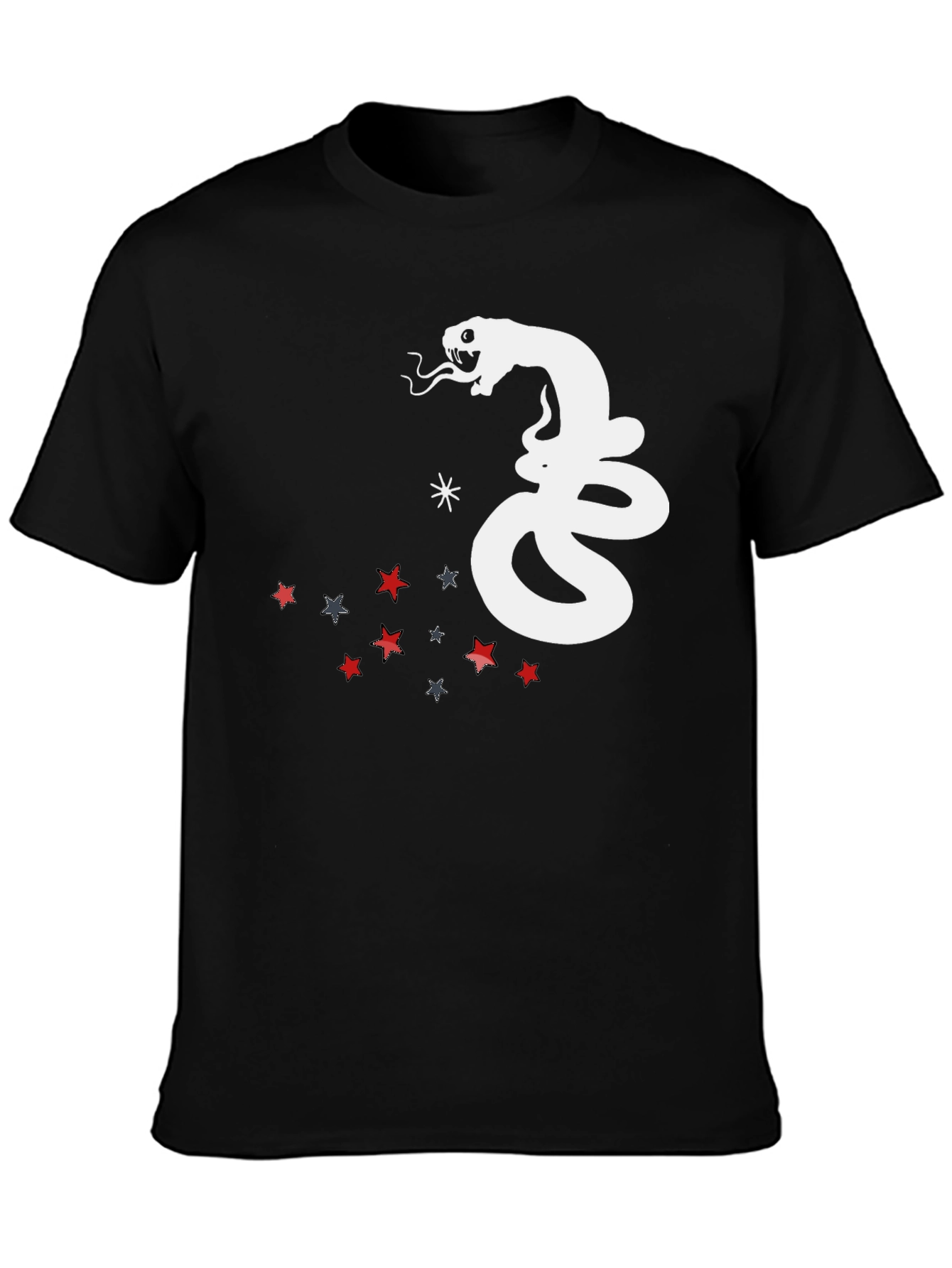 Snake and Stars Graphic Tee