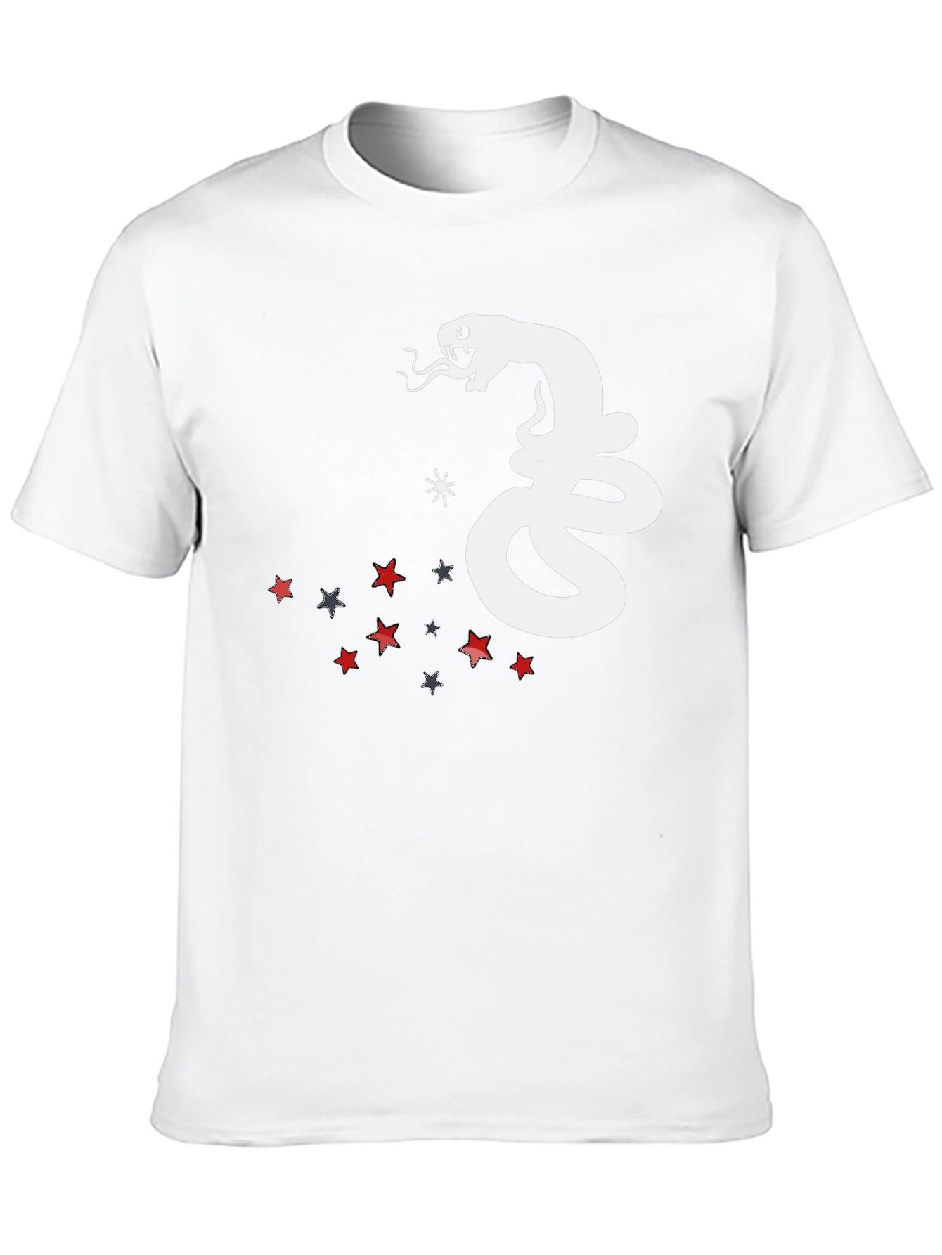 Snake and Stars Graphic Tee