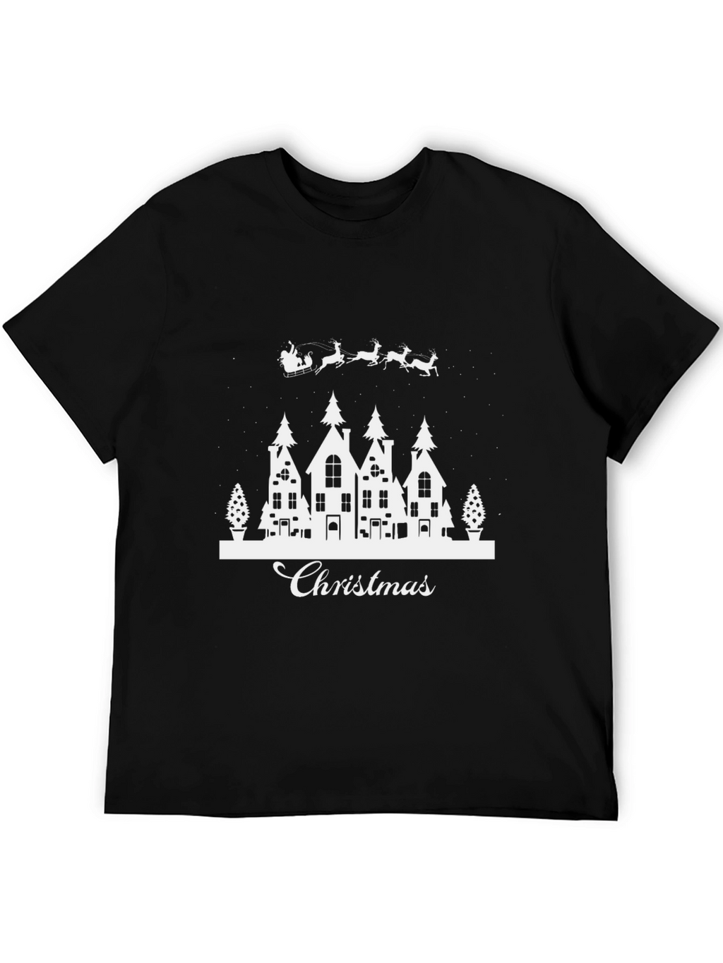 Christmas Town Graphic Tee - Holiday Spirit T-Shirt