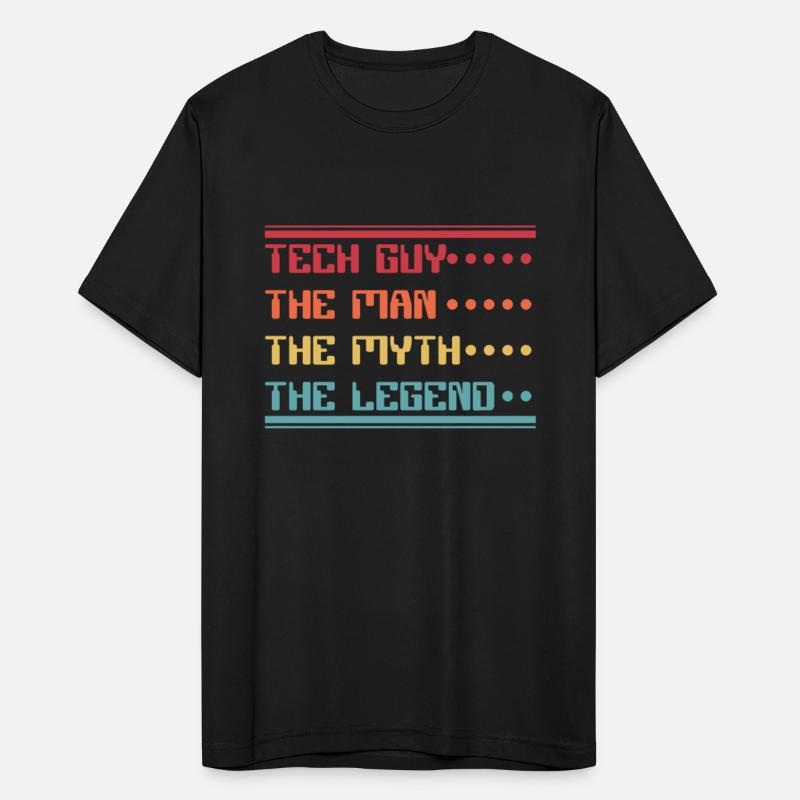 Tech Guy Man Myth Legend IT Specialist Admin