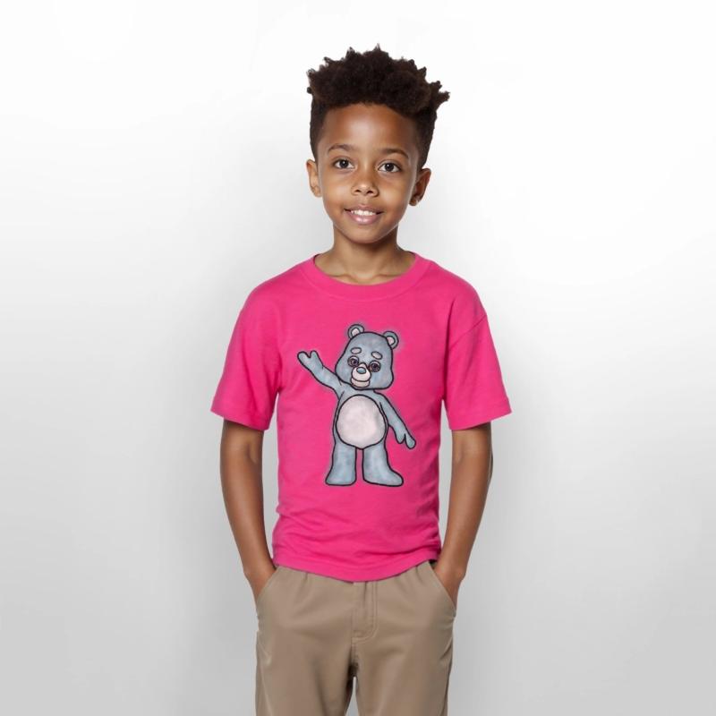 Teddy the Bear - Crazy Cool Kids Shirt Design