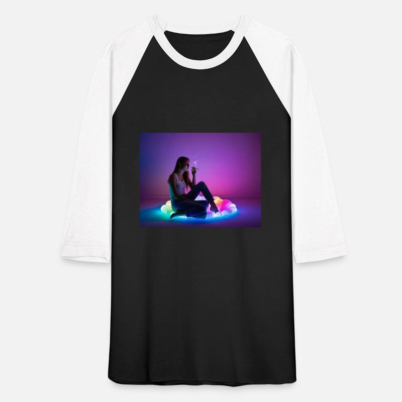 Teen Girl on Rainbow with LED Lights
