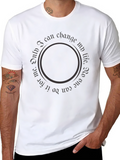 Motivational Circle Text Graphic Tee