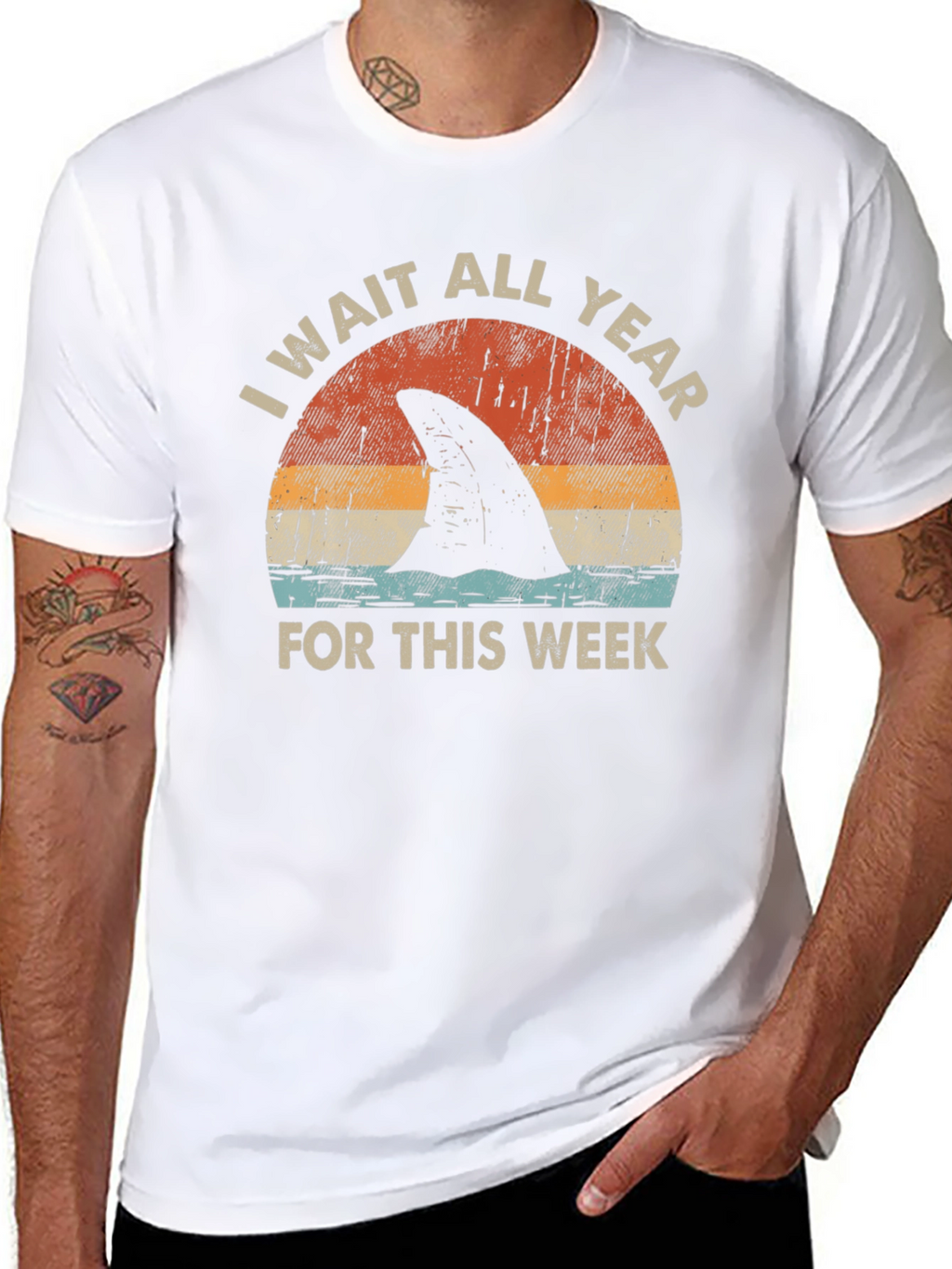 Shark Week T-Shirt: I Wait All Year!