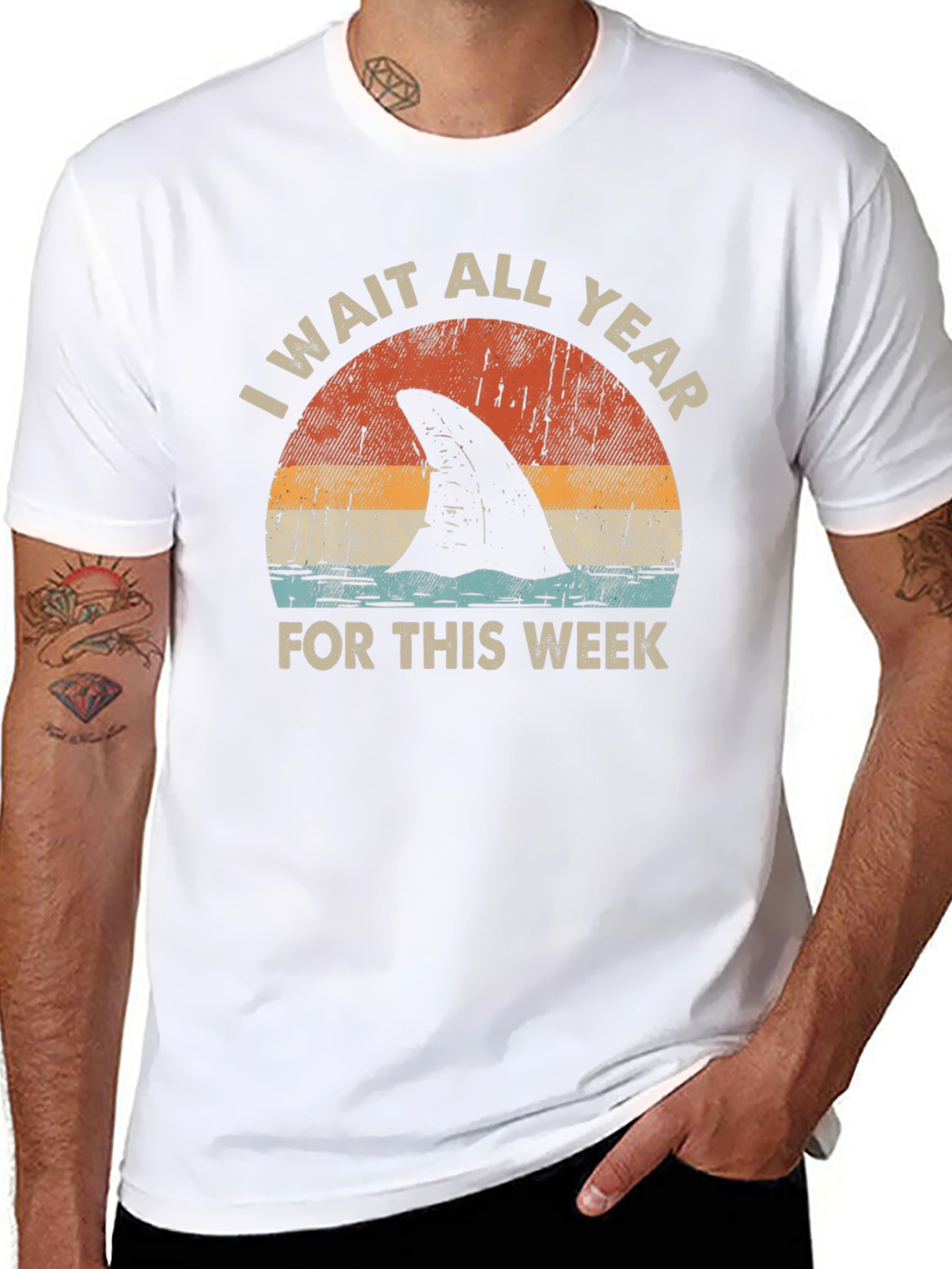 Shark Week T-Shirt: I Wait All Year!