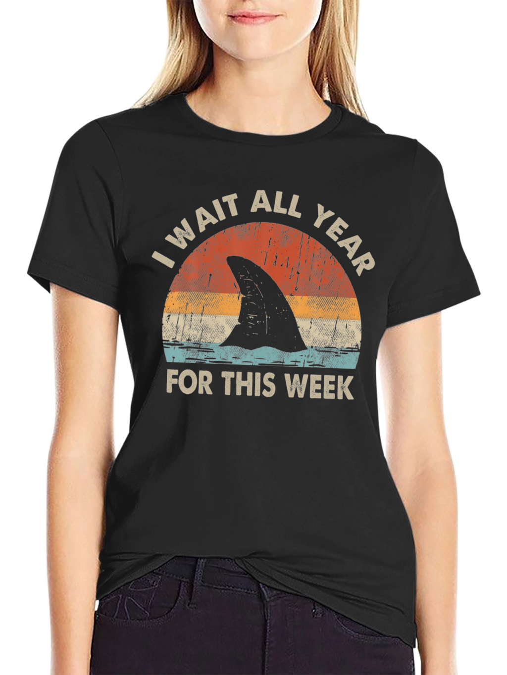 Shark Week T-Shirt: I Wait All Year!