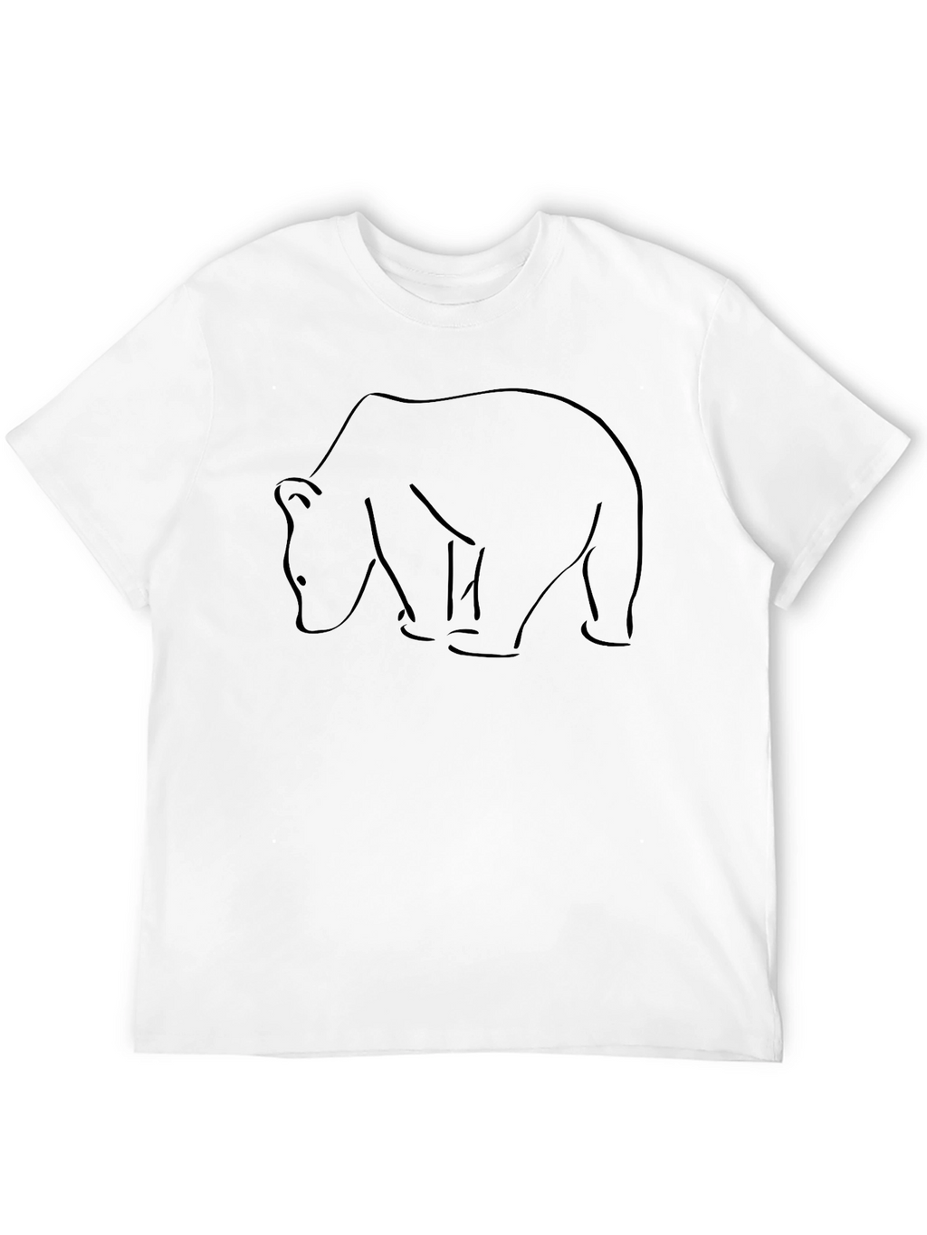 Black Bear Outline Graphic Tee