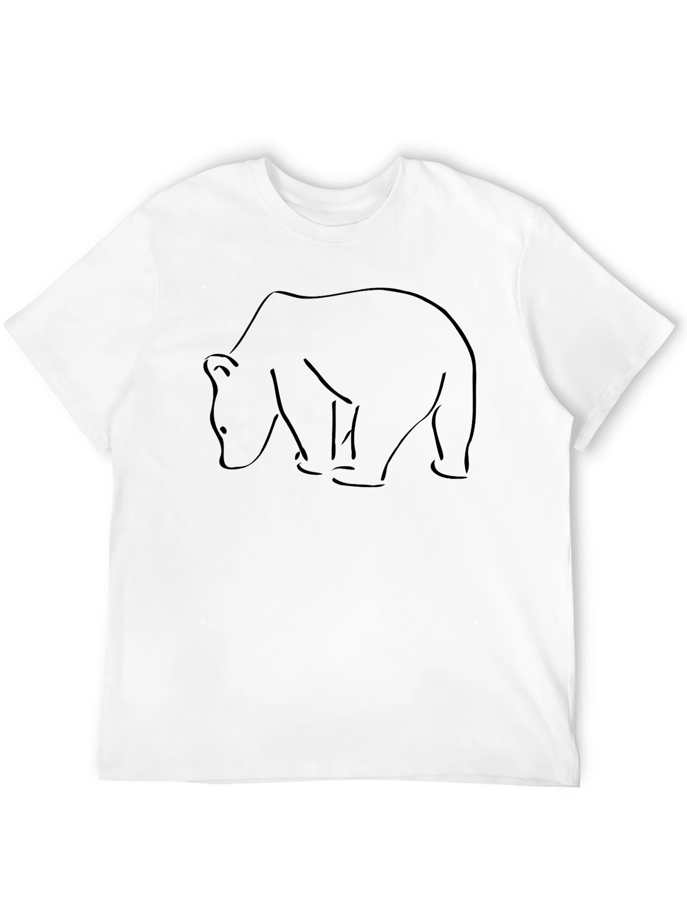 Black Bear Outline Graphic Tee