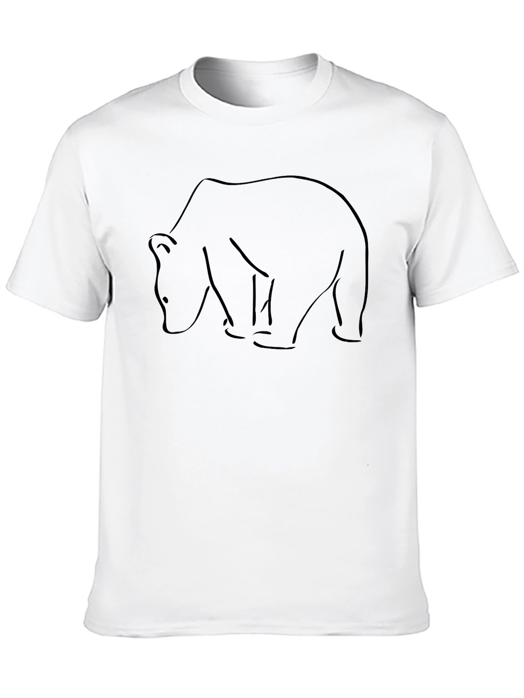 Black Bear Outline Graphic Tee