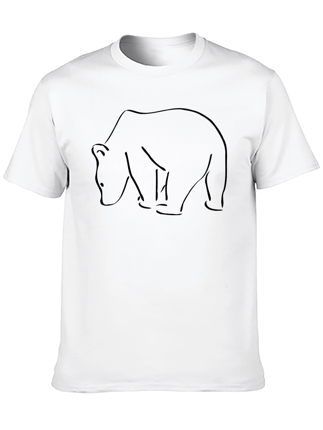 Black Bear Outline Graphic Tee