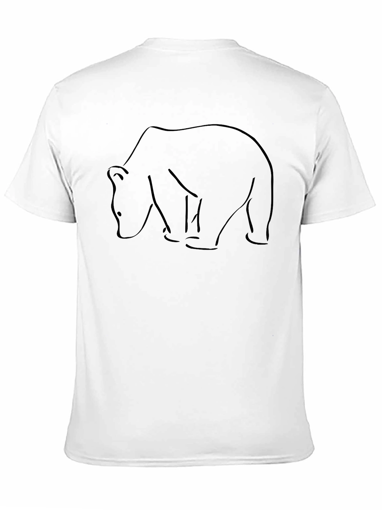Black Bear Outline Graphic Tee