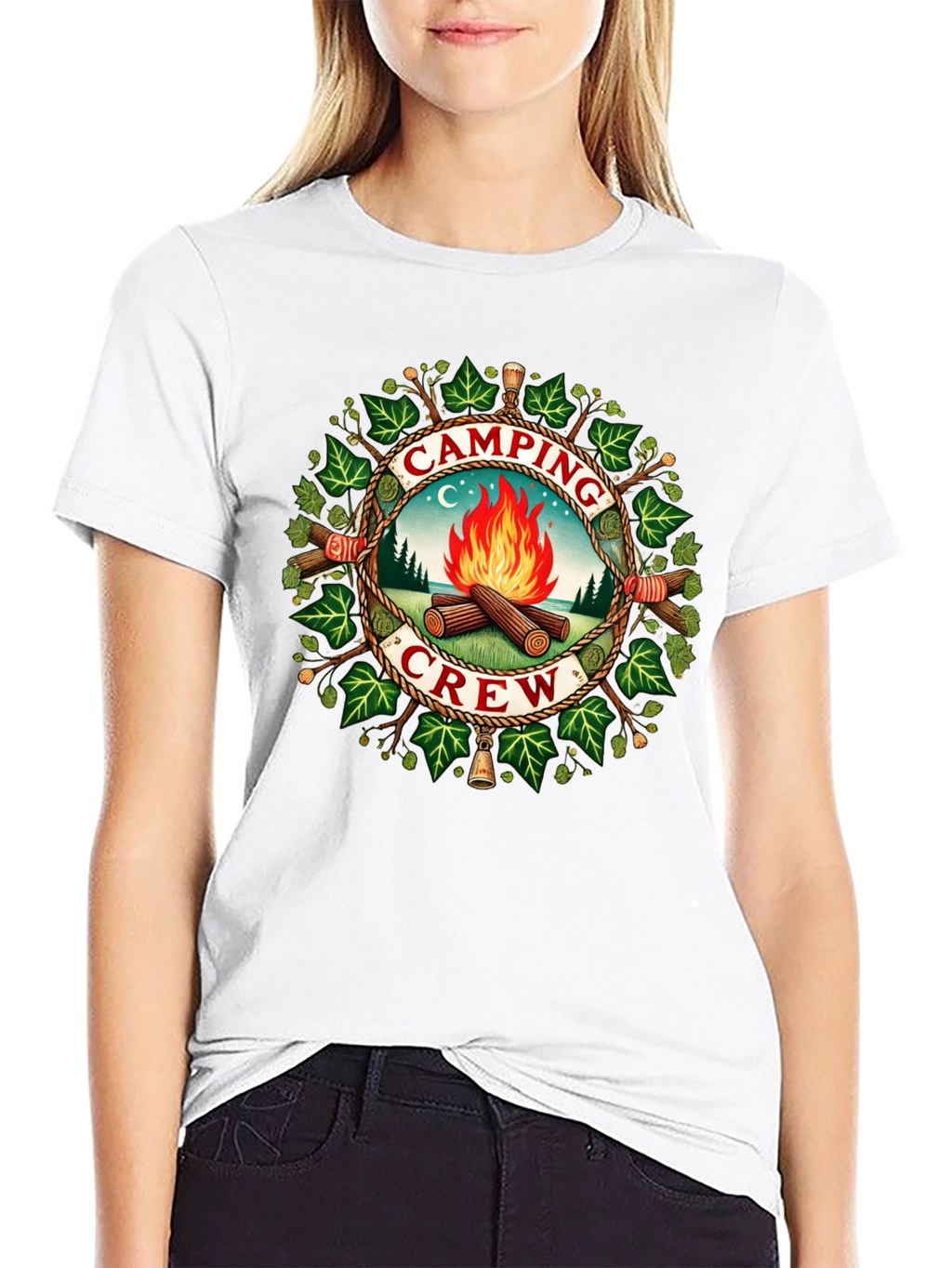 Camping Crew Graphic T-Shirt - Adventure Ready!