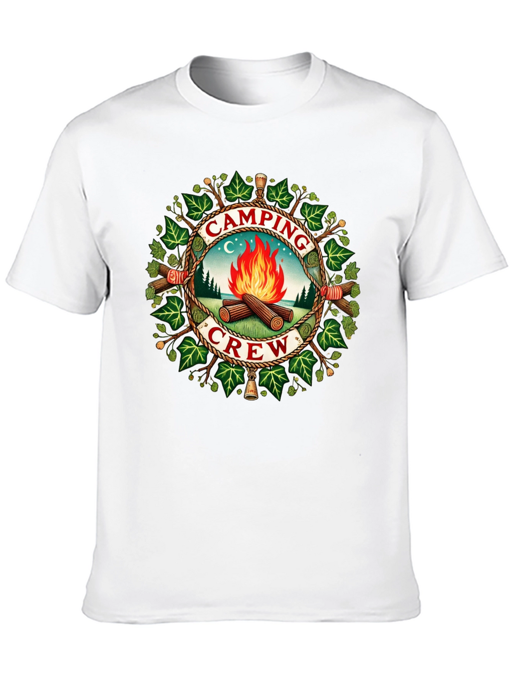 Camping Crew Graphic T-Shirt - Adventure Ready!