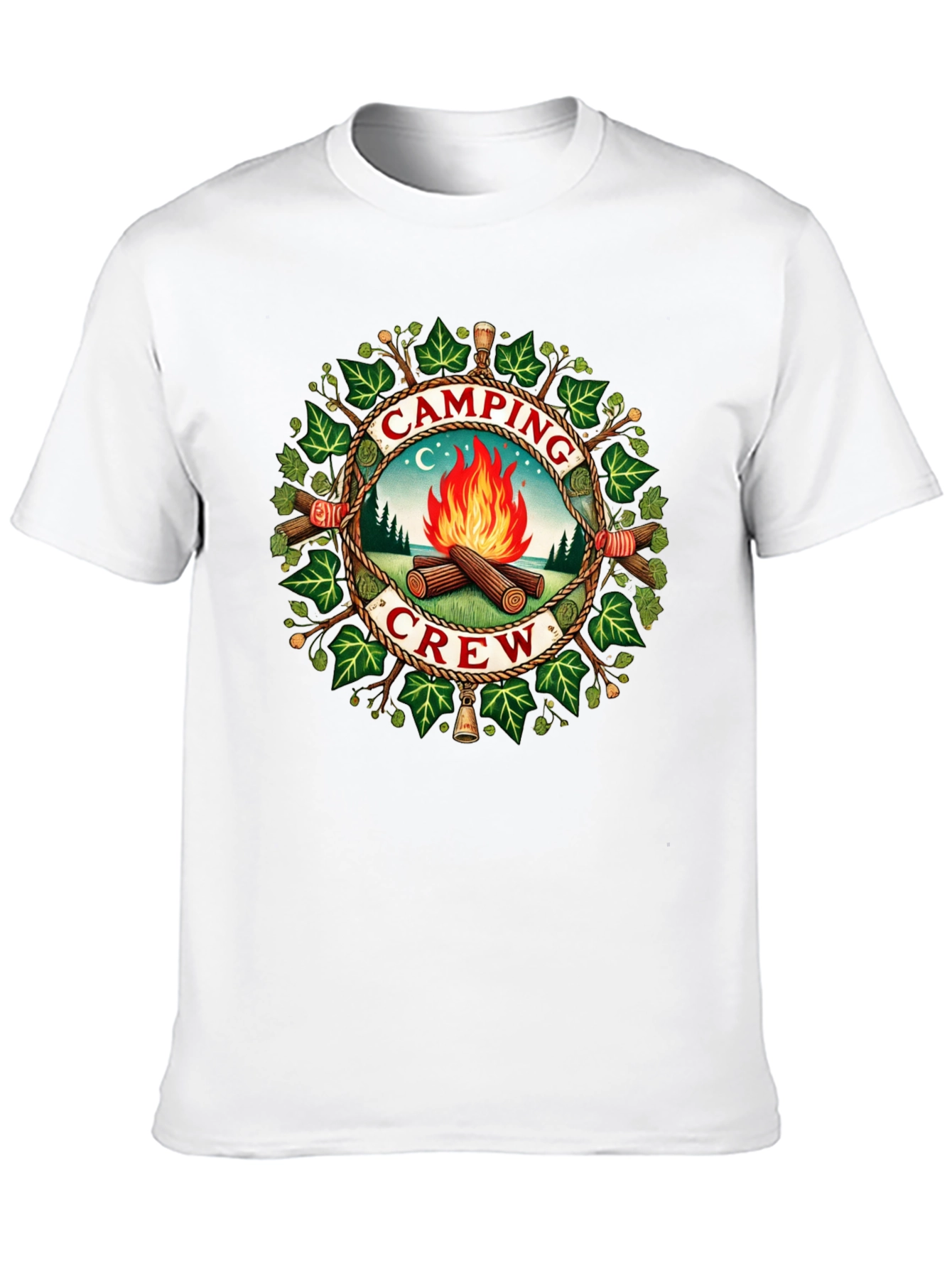Camping Crew Graphic T-Shirt - Adventure Ready!