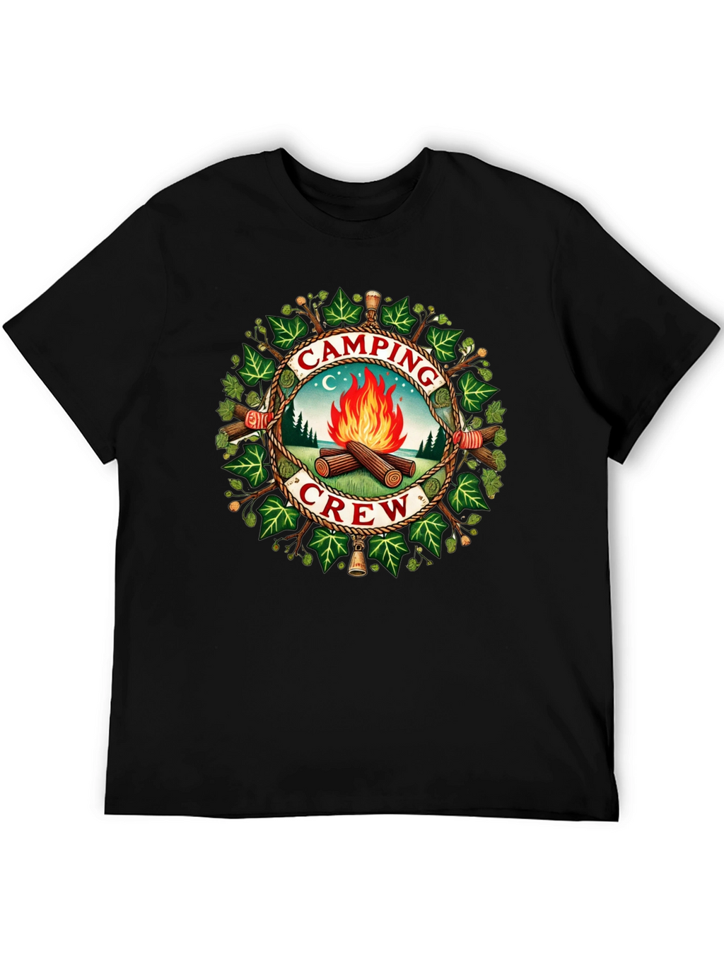 Camping Crew Graphic T-Shirt - Adventure Ready!