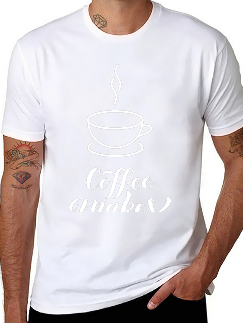Coffee Makes Everything Better Black T-Shirt